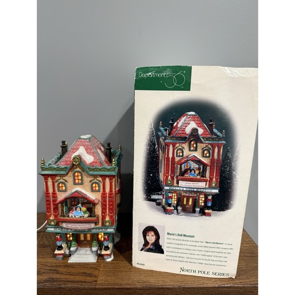 Dept 56 North Pole Marie's Doll Museum #56408 Marie Osmond - Picture 1 of 11